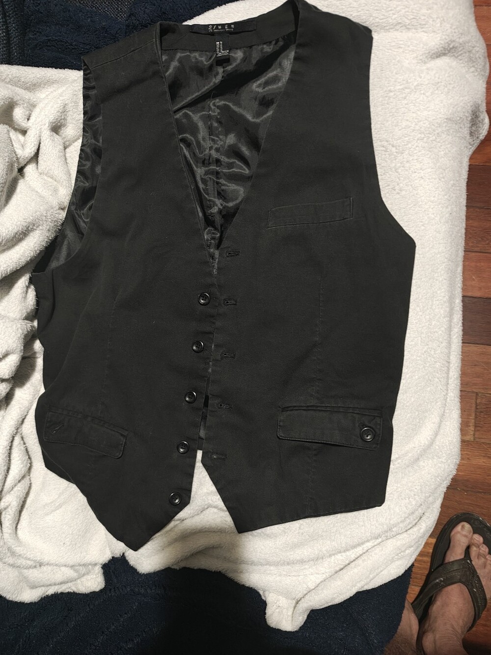 21men Black Men's Dress Vest